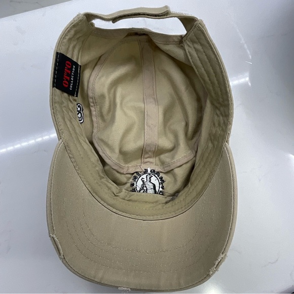 Detroit Made in Detroit distressed cadet cap hat tan strapback - Picture 8 of 8